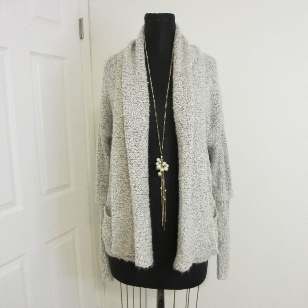 BCBG Soft Knit Cardigan M/L Mohair & Wool